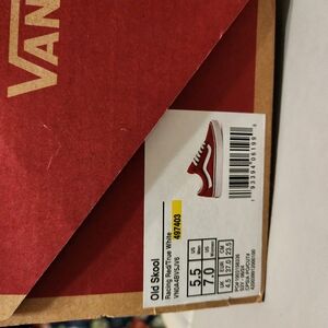 Vans Old Skool Red Sneakers